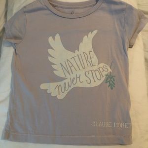 Peek girls size small (4/5) Monet shirt